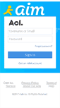 Mobile Screenshot of aim.com