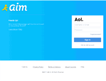 Tablet Screenshot of aim.com